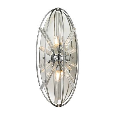 Polished Chrome Twi-Light Collection 2-Light sconce