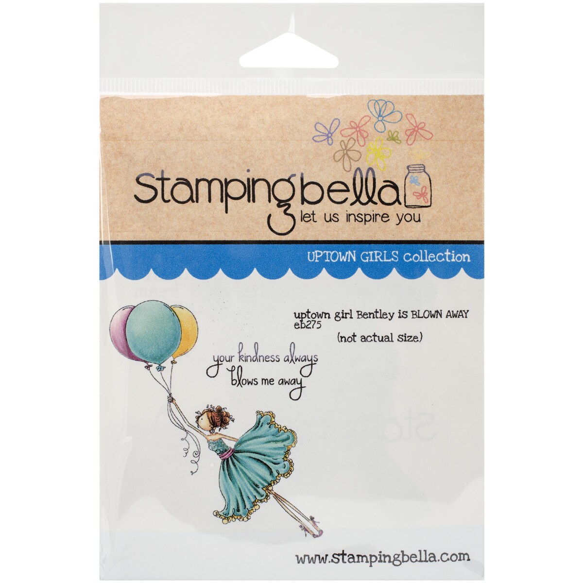 Shop Stamping Bella Cling Rubber Stamp 3.75"X5"Uptown Girl Bentley
