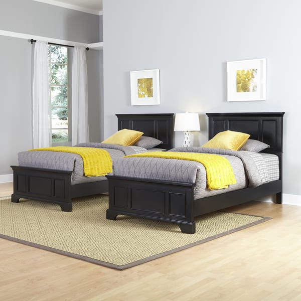 Shop Porch Den Bell Bridge Two Twin Beds And Nightstand