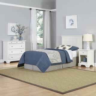 Twin Size Bedroom Sets For Less Naples Twin Headboard Night Stand And Chest By Home Styles