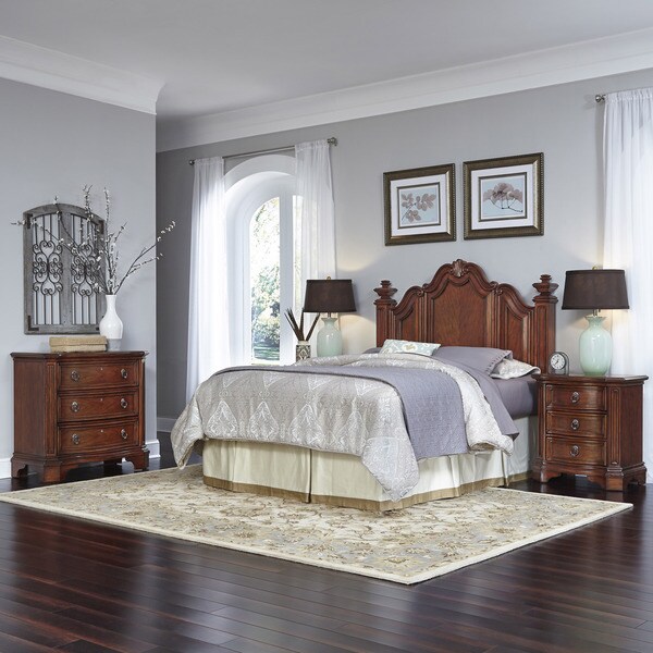 Shop Santiago Headboard, Two Night Stands, and Chest by Home Styles