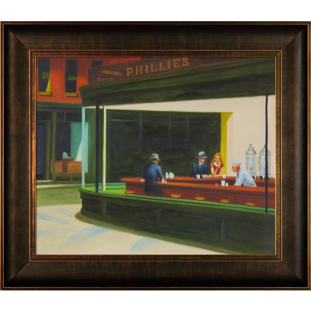 La Pastiche Vincent Van Gogh 'Fishing Boats on the Beach At Saintes-Maries' Hand-painted Framed Canvas Art