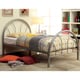 preview thumbnail 6 of 9, Hind Contemporary Full Metal Double Arch Platform Kid Bed by Furniture of America Silver