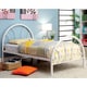 preview thumbnail 7 of 9, Hind Contemporary Full Metal Double Arch Platform Kid Bed by Furniture of America