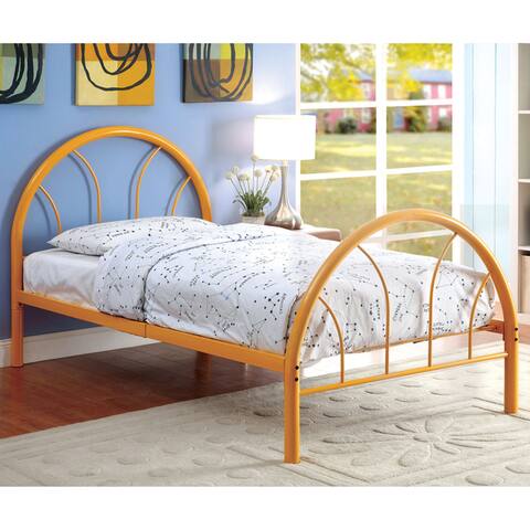 Furniture of America Hind Contemporary Full Metal Double Arch Kid Bed