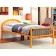 preview thumbnail 3 of 9, Hind Modern Full Metal Single Arch Panel Kid Bed by Furniture of America Orange
