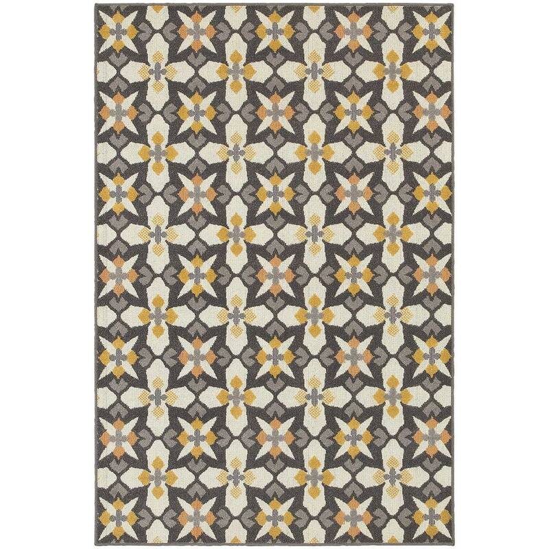 Vista Home Hammock Floral Panel Indoor-Outdoor Area Rug