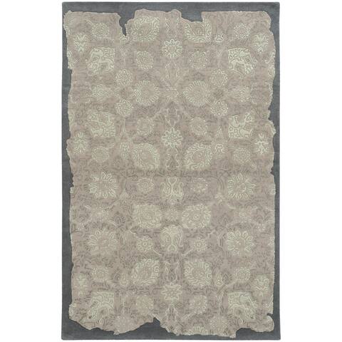 Pantone Universe Color Influence Handmade Distressed Vintage Wool Rug