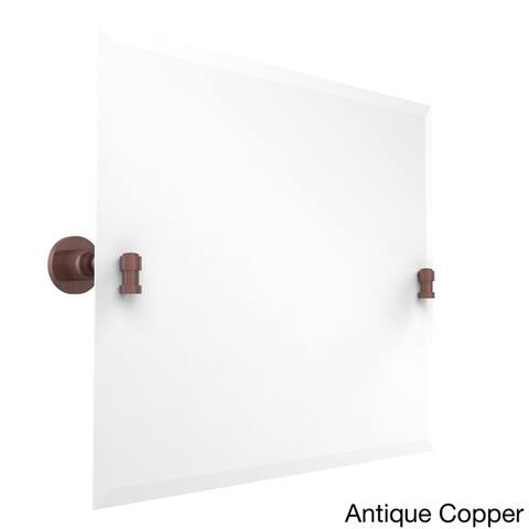 Wasington Square Collection Framless Rectangular LandscapeTilt Wall Mirror with Beveled Edge