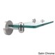 preview thumbnail 4 of 12, Allied Brass Tango Collection 16-inch Single Glass Shelf Satin Chrome
