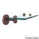 preview thumbnail 9 of 12, Allied Brass Tango Collection 16-inch Single Glass Shelf Antique Copper