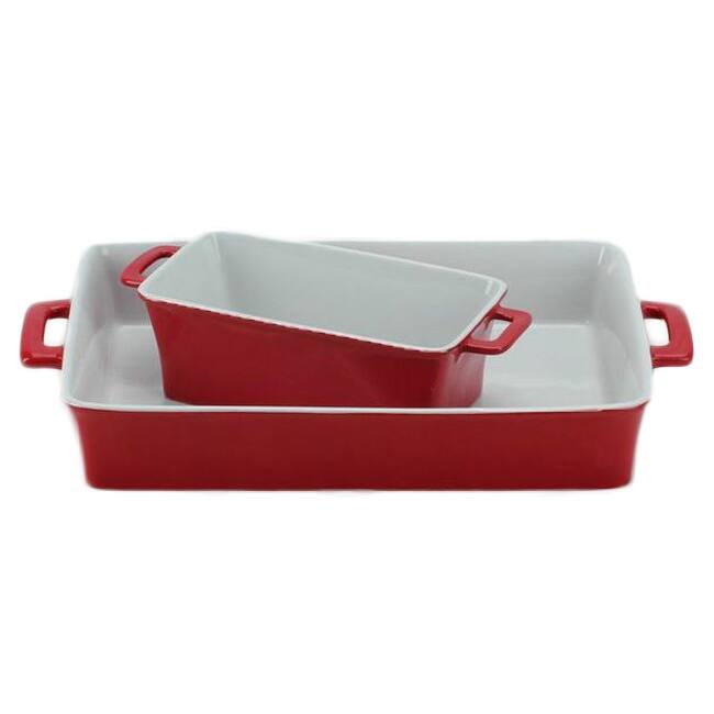 OmniWare Red Baking Dish (Set of 2)