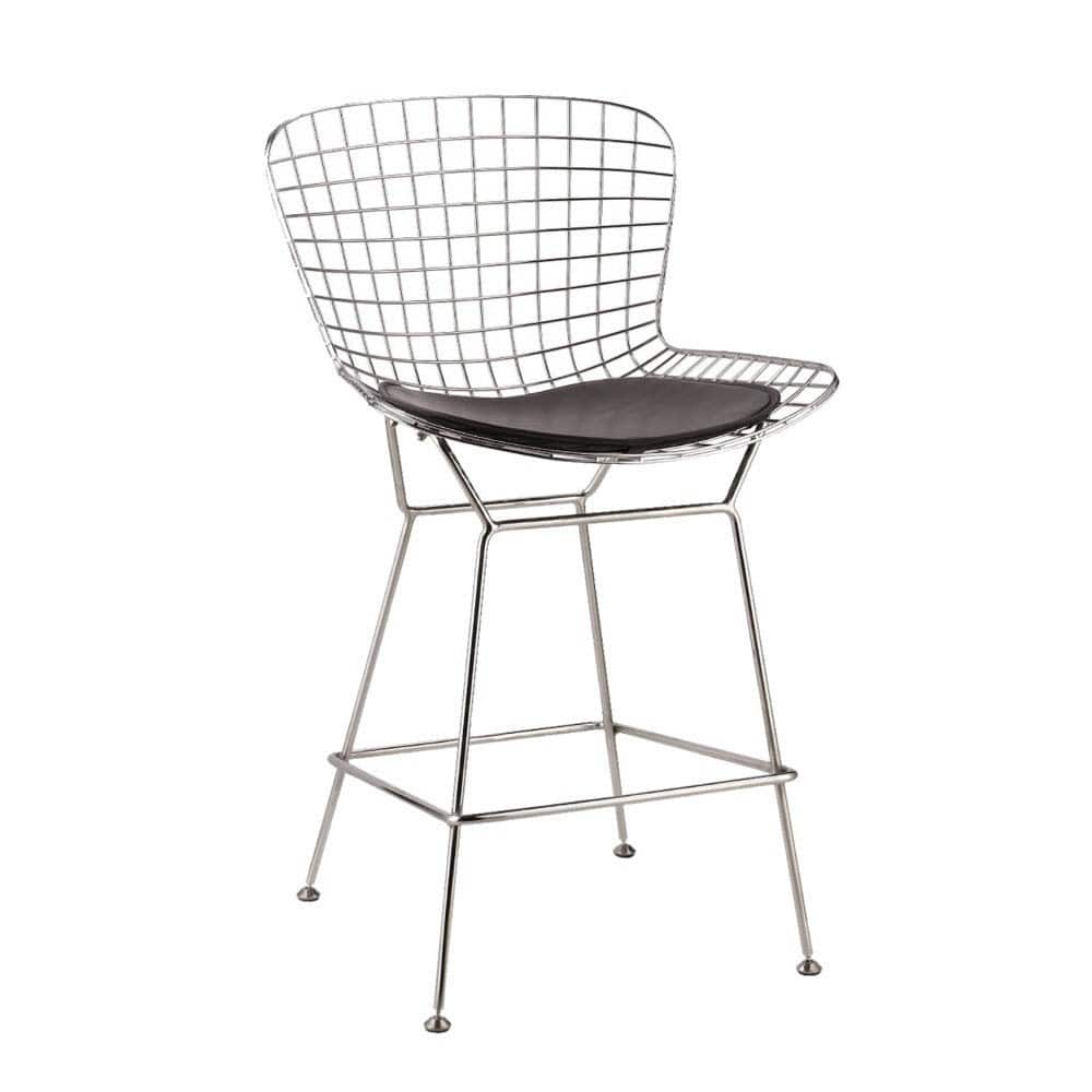 Wire Counter Height Chair (Set of 2)