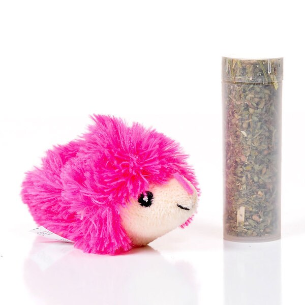 Shop KONG Refillables Pink Hedgehog Cat Toy - Free
