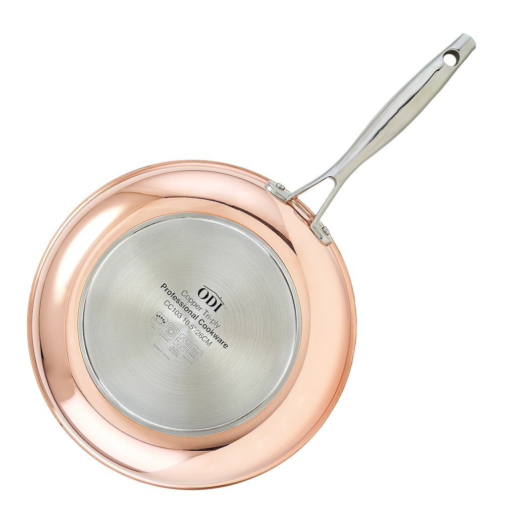 Old Dutch Copper Tri-Ply Professional 10-inch Skillet