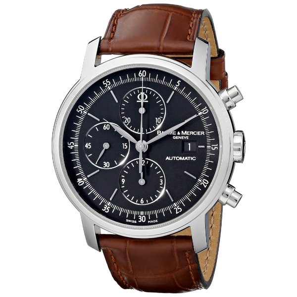 Shop Baume & Mercier Men's MOA08589 Classima Executive Brown Leather