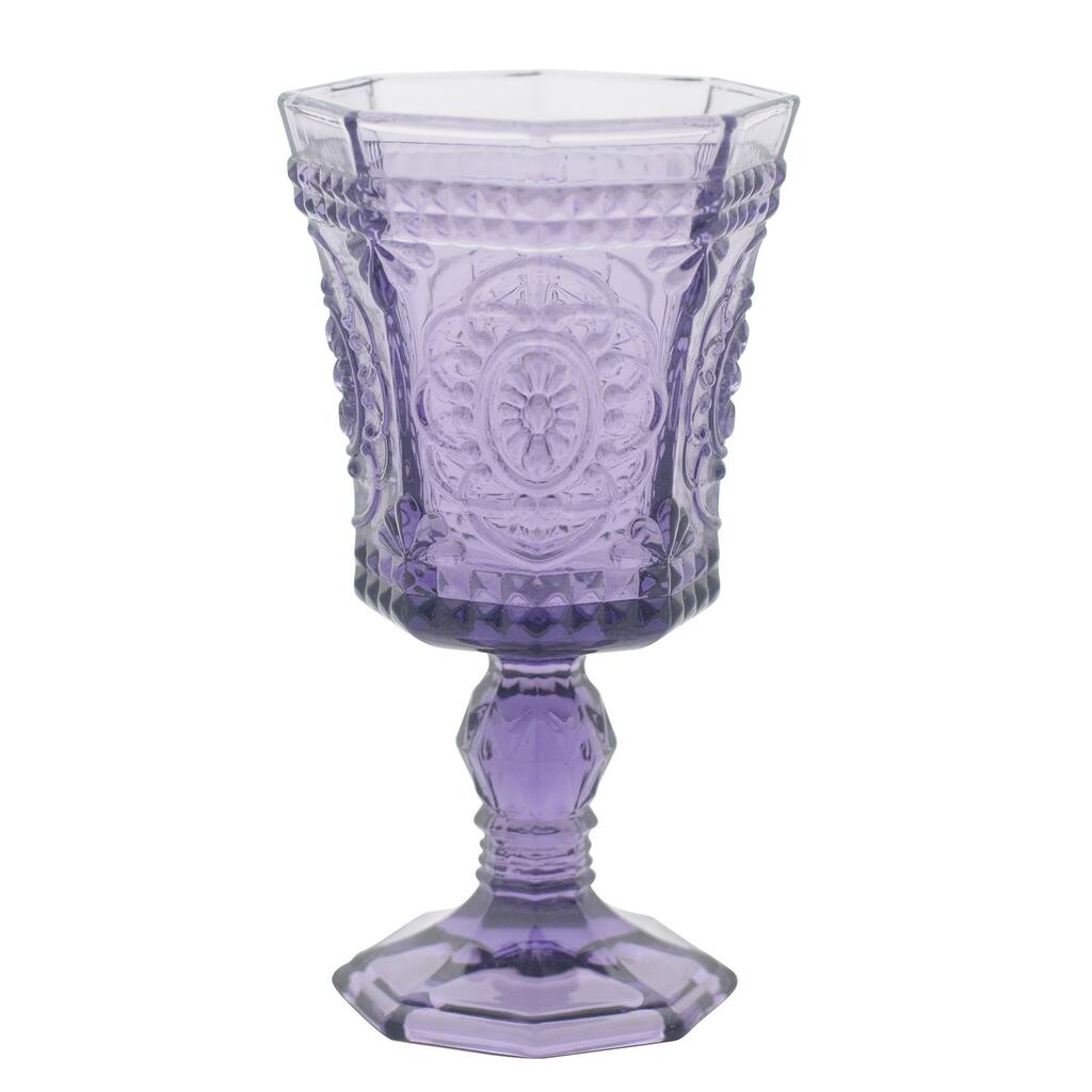 Vatican 8-ounce Amethyst Goblets (Set of 6)