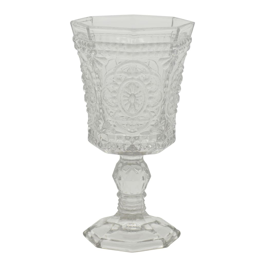 10 Strawberry Street Vatican 8-ounce Clear Goblet (Set of 6)
