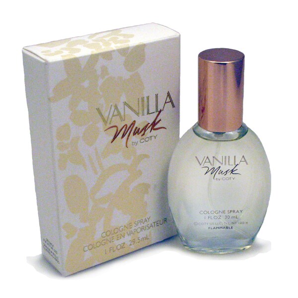 vanilla musk by coty cologne spray