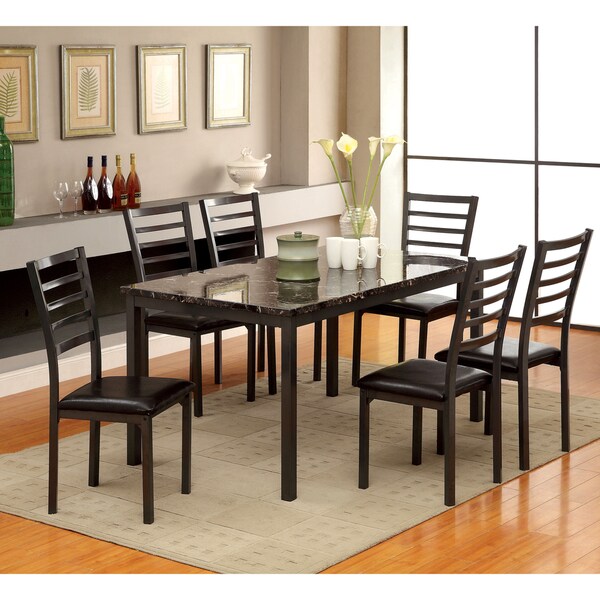 Shop Hartley Black 60-inch Dining Table by FOA - On Sale - Free