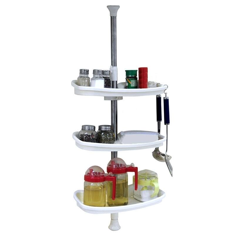 Above Edge 3-shelf Adjustable Spice Rack