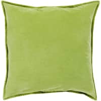 Harrell Solid Velvet 22-inch Feather Down or Poly Filled Pillow