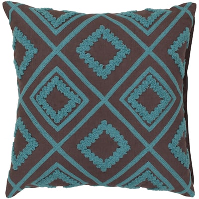 Decorative Halen 22-inch Poly or Feather Down Filled Throw Pillow