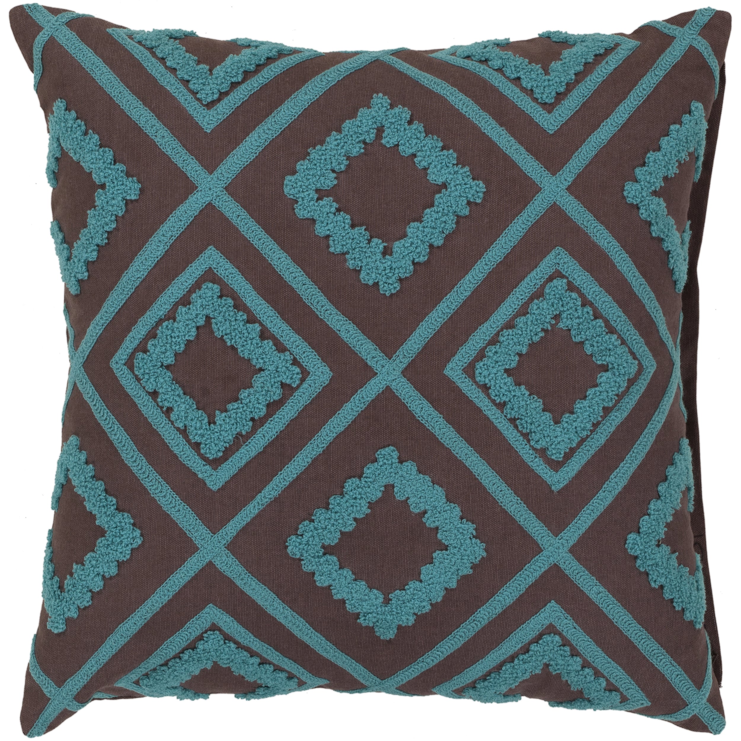Decorative Halen 22-inch Poly or Feather Down Filled Throw Pillow