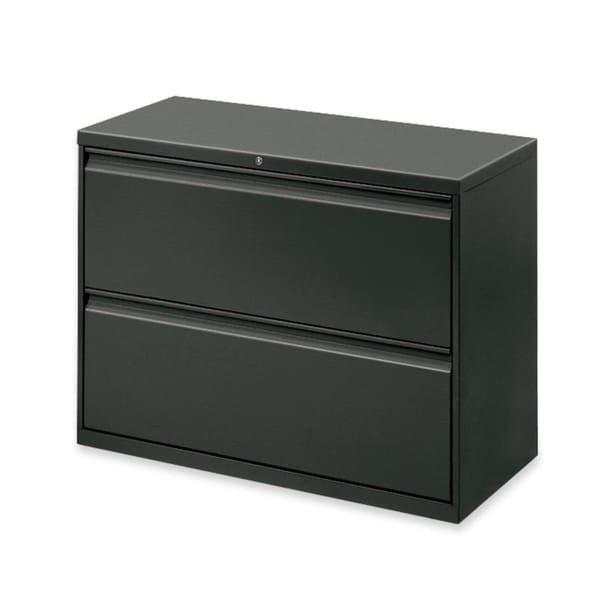 Lorell Hanging File Drawer Charcoal Lateral Files