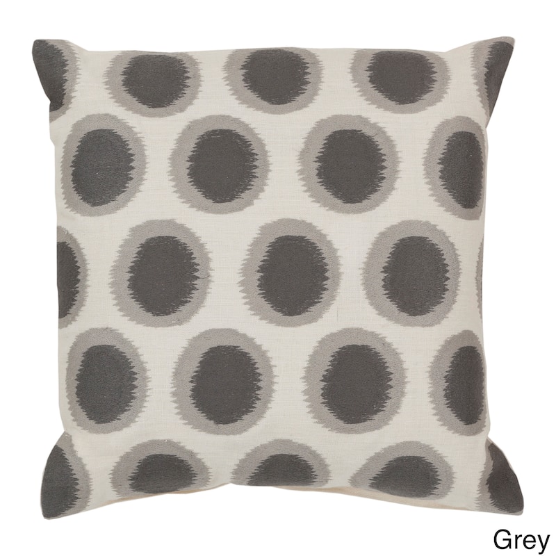 Decorative Balin 22-inch Poly or Feather Down Filled Throw Pillow - Down - Green