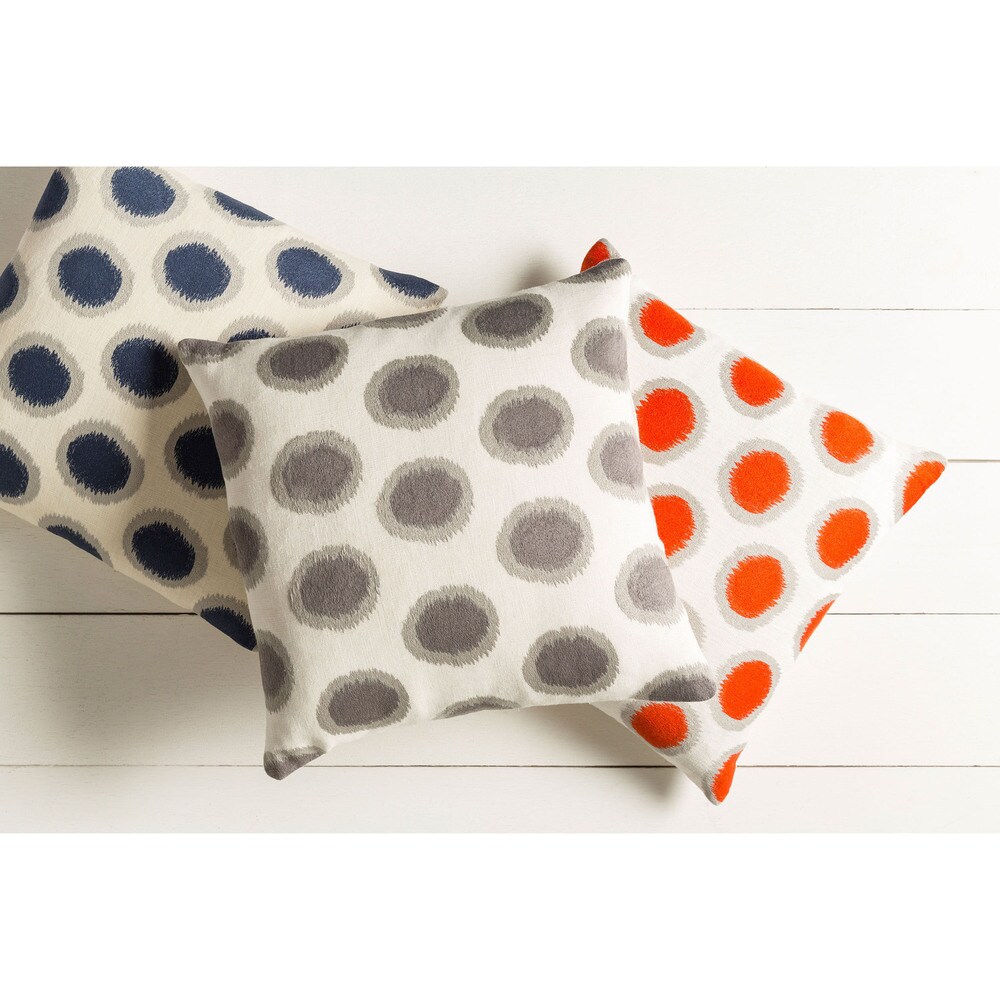 Giant Black and White Polka Dots, Throw Pillow by SpotsDotsPrints