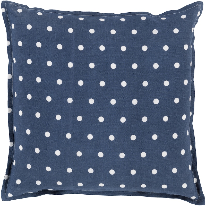 Decorative Gilmour 22-inch Poly or Feather Down Filled Throw Pillow - Down - Navy