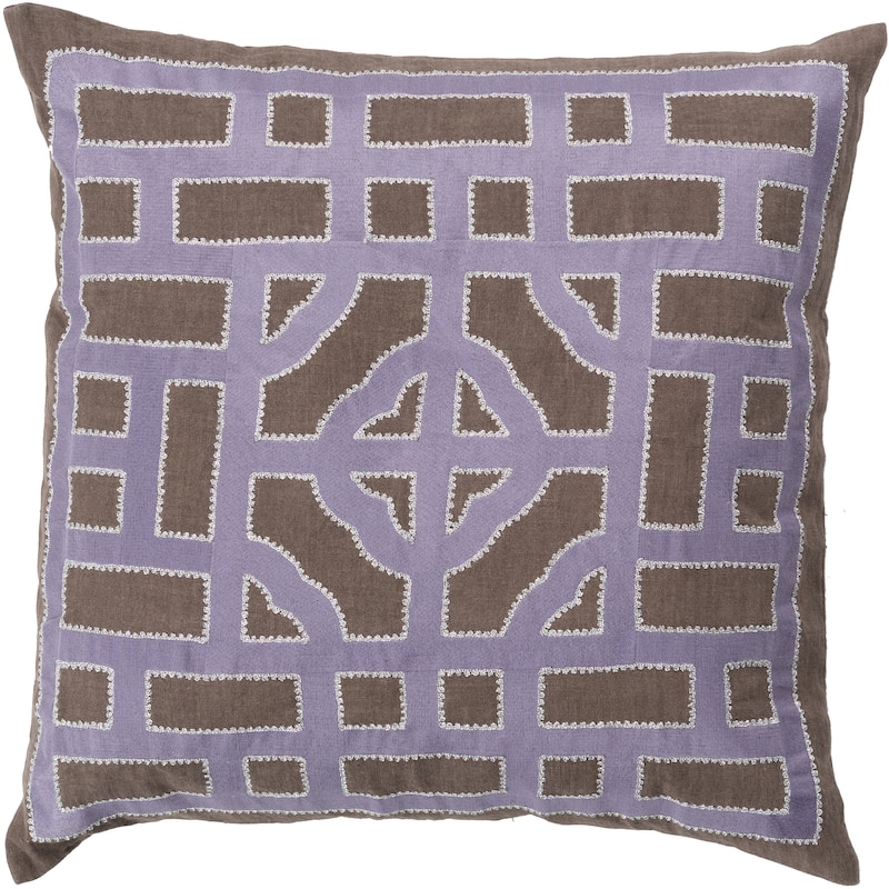 Decorative Felder 22-inch Poly or Feather Down Filled Throw Pillow