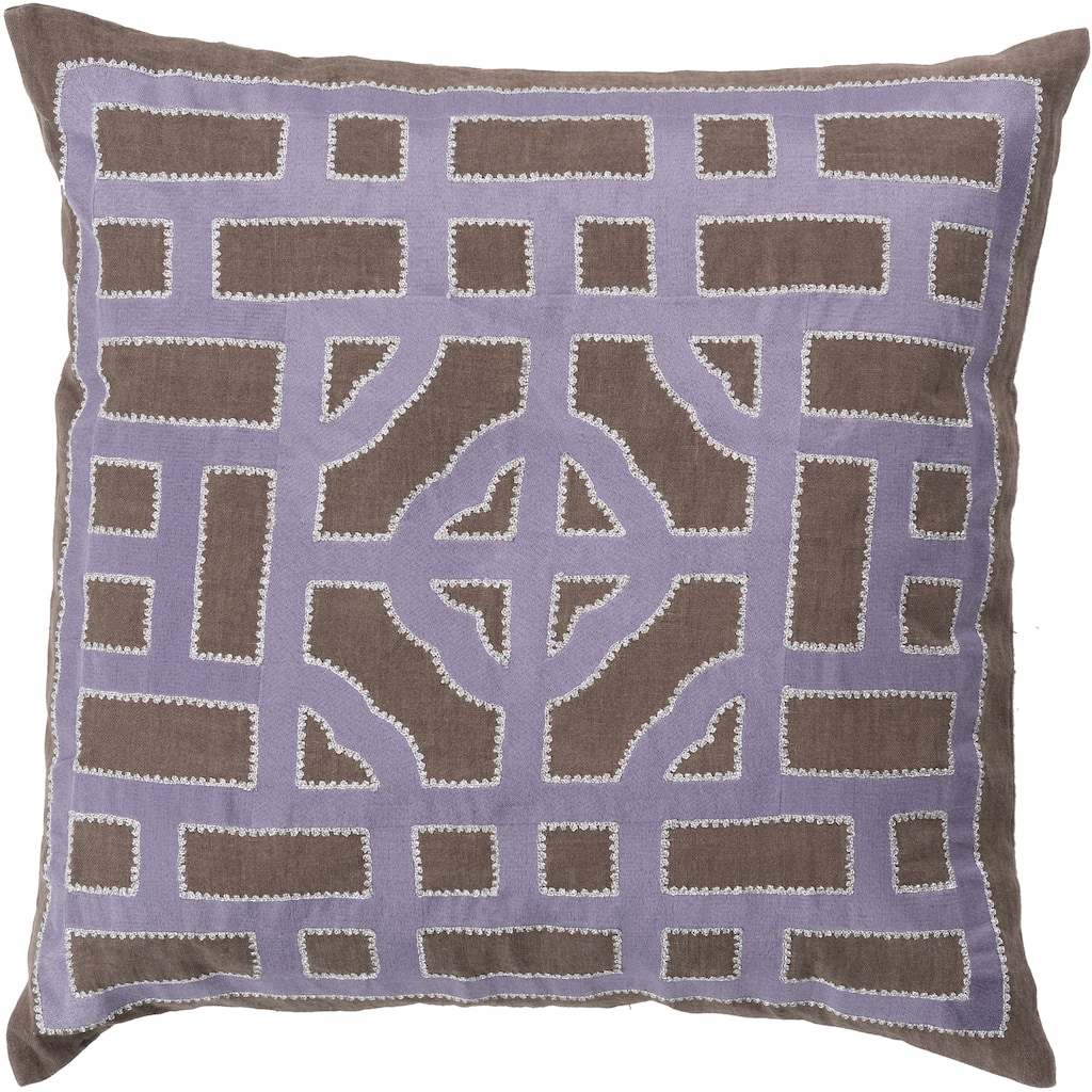 Decorative Felder 22-inch Poly or Feather Down Filled Throw Pillow