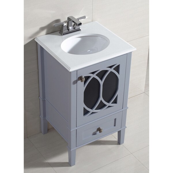 Bath Marble wyndenhall mulberry 20-inch white quartz marble top bath vanity Bath Marble wyndenhall mulberry 20-inch white quartz marble top bath vanity
