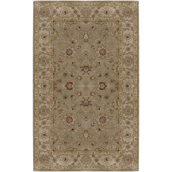 Hand-Tufted John Border Wool Area Rug - 12' x 15'