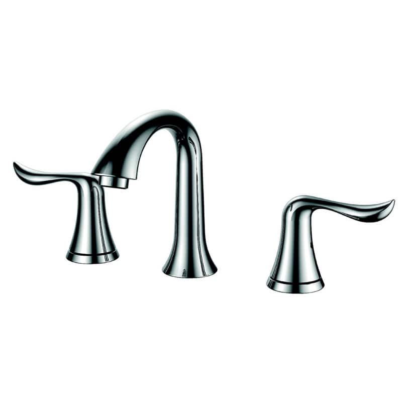 Lahara Brushed Nickel 3-hole Bathroom Faucet