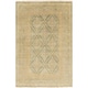 preview thumbnail 1 of 3, Hand-Knotted Colin Border New Zealand Wool Area Rug - 5'6" x 8'6" - 5' 6" x 8' 6" Moss - 5' 6" x 8' 6" - Rectangle
