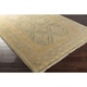 preview thumbnail 2 of 3, Hand-Knotted Colin Border New Zealand Wool Area Rug - 5'6" x 8'6" - 5' 6" x 8' 6"