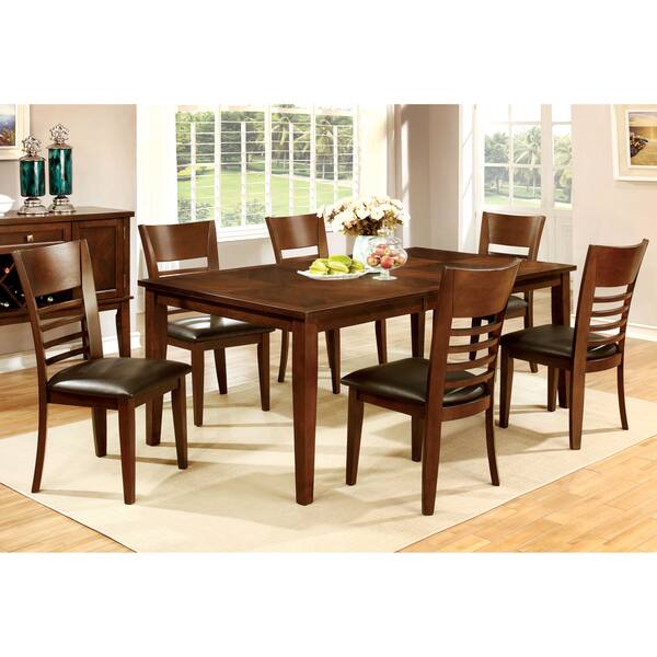 Tons Transitional Cherry Solid Wood 7-Piece Dining Set by Furniture of ...