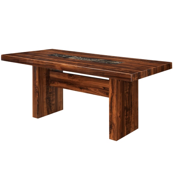 Furniture of America Kiva Contemporary Cherry 72-inch Dining Table - Brown