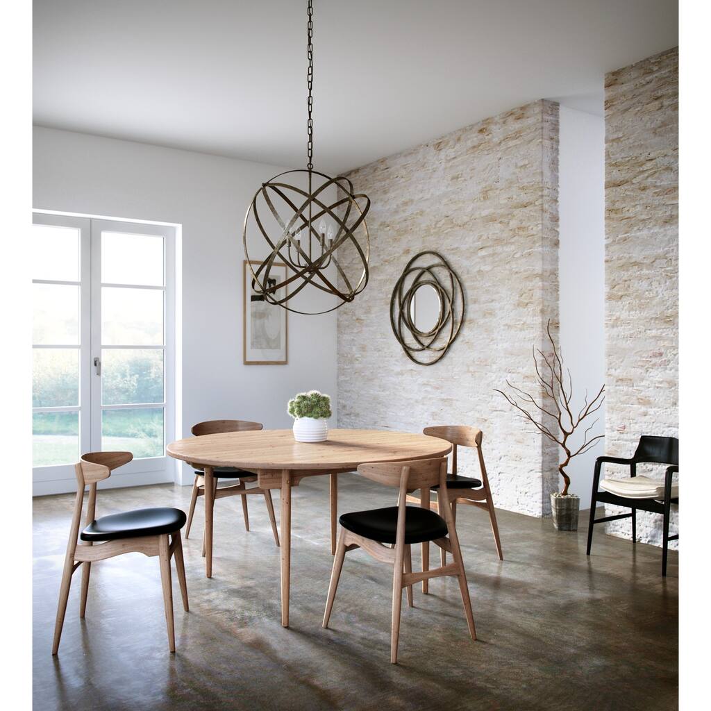 Axis 4-light Russet Orb Pendant