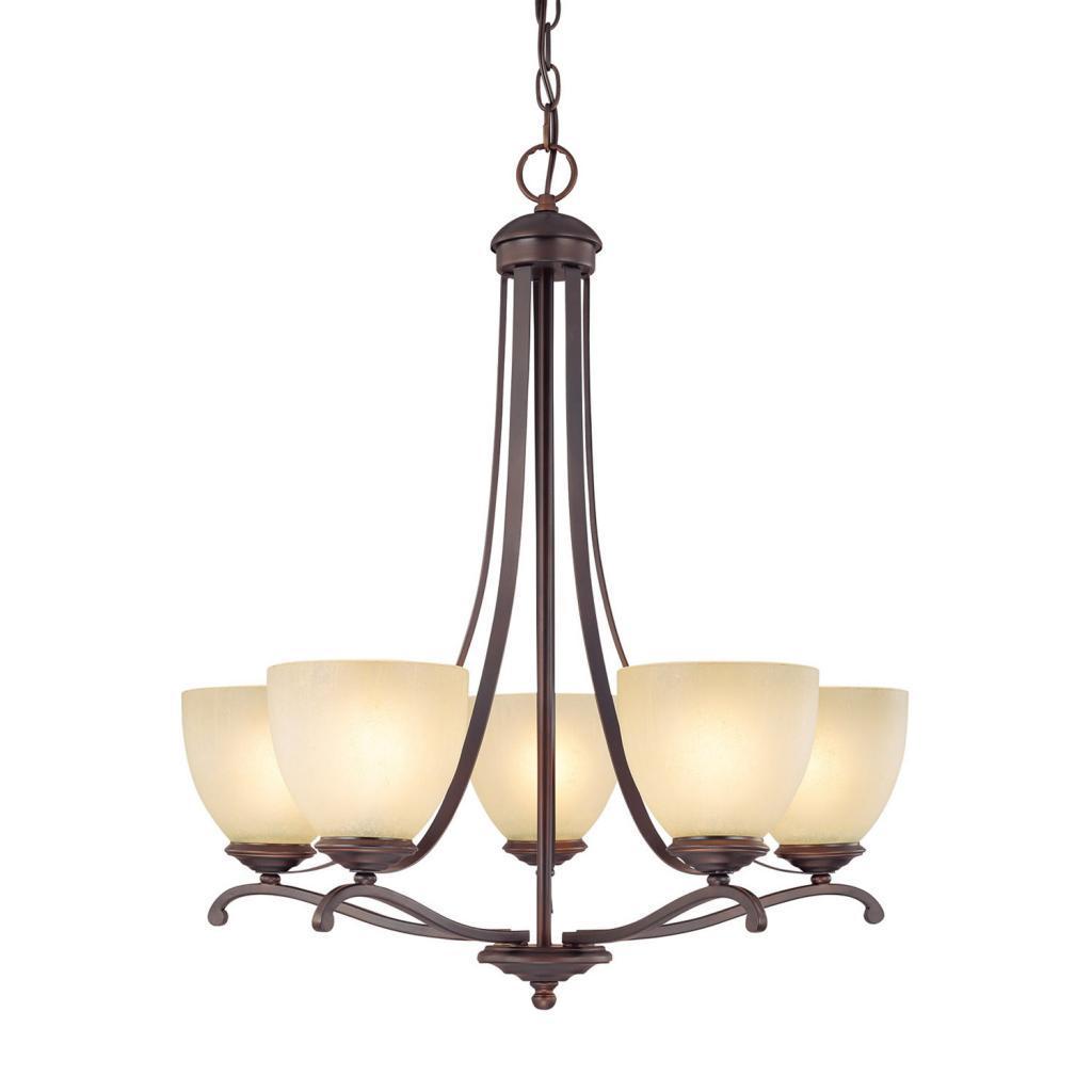 Chapman 5-light Burnished Bronze Chandelier - Chandeliers For Bedrooms by Overstock.com