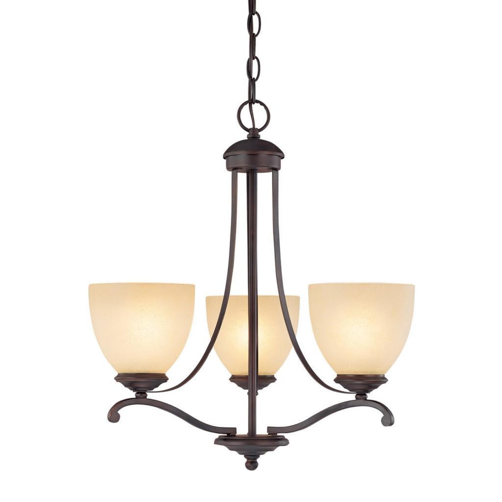 Chapman 3-light Burnished Bronze Chandelier - Chandeliers For Bedrooms by Overstock.com