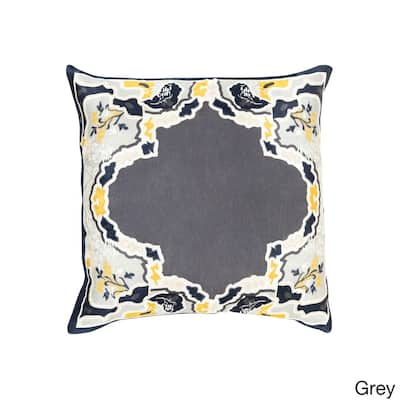 Decorative Densmore 20-inch Feather Down or Poly Filled Throw Pillow