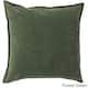Decorative Harrell 20-inch Throw Pillow - Polyester - Green