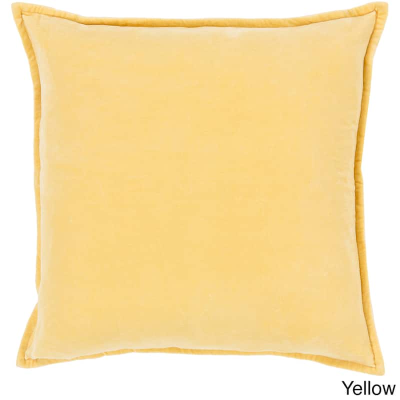 Decorative Harrell 20-inch Throw Pillow - Polyester - Yellow