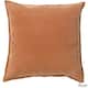 Decorative Harrell 20-inch Throw Pillow - Down - Rust