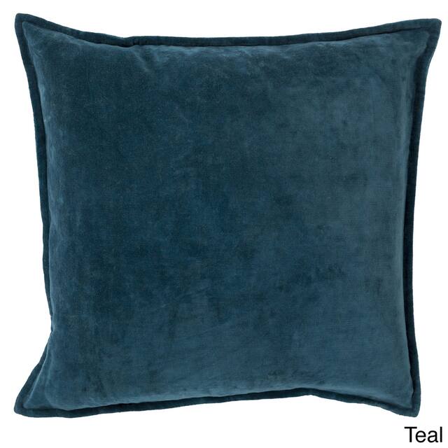 Decorative Harrell 20-inch Throw Pillow - Down - Teal