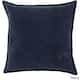 Decorative Harrell 20-inch Throw Pillow - Polyester - Navy